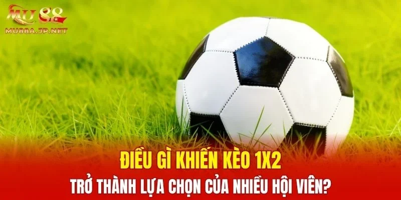 Điều gì khiến kèo 1X2 trở thành lựa chọn của nhiều hội viên?