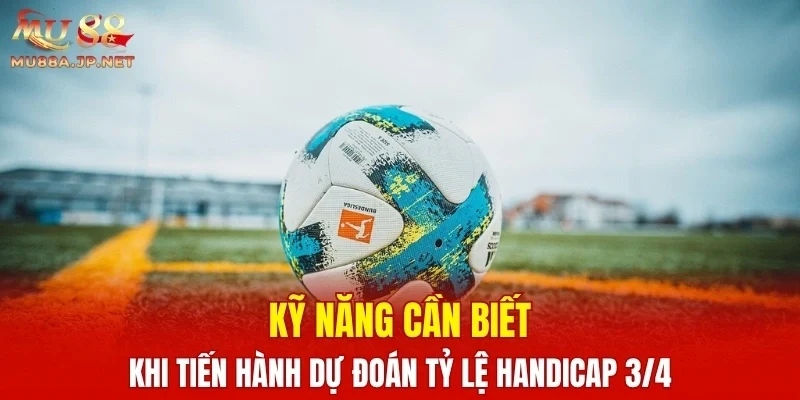 Kỹ năng cần biết khi tiến hành dự đoán tỷ lệ Handicap 3/4