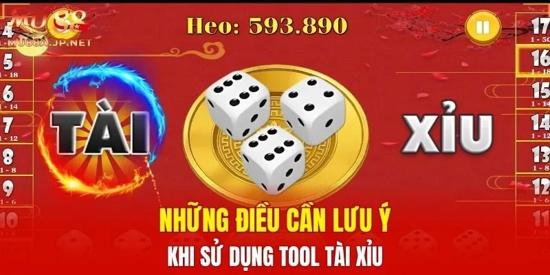 Những điều cần lưu ý khi sử dụng Tool Tài Xỉu