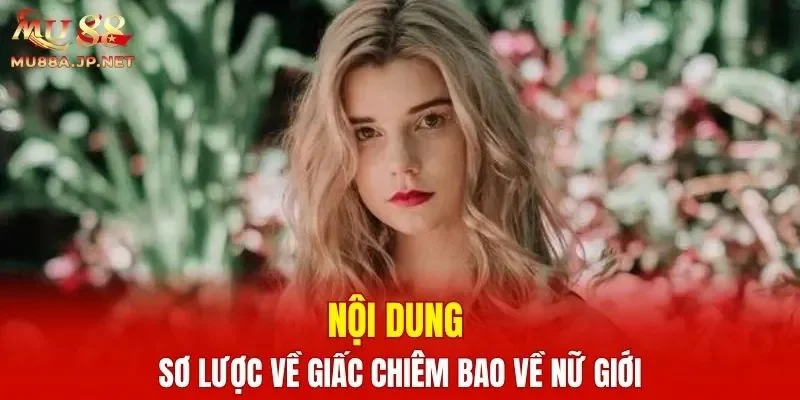 Nội dung sơ lược về giấc chiêm bao về nữ giới