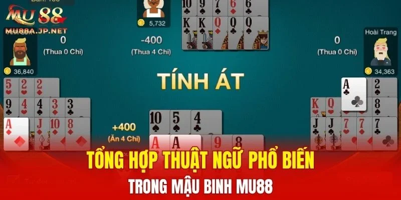 Tổng hợp thuật ngữ phổ biến trong Mậu Binh MU88